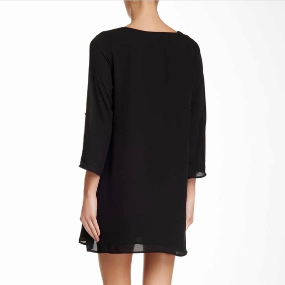 - Soprano Black Dress! Button up sleeve! Size Large - Picture 2 of 8